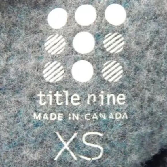 Title Nine Fleece Wool Blend Hooded Jacket - Picture 2 of 3